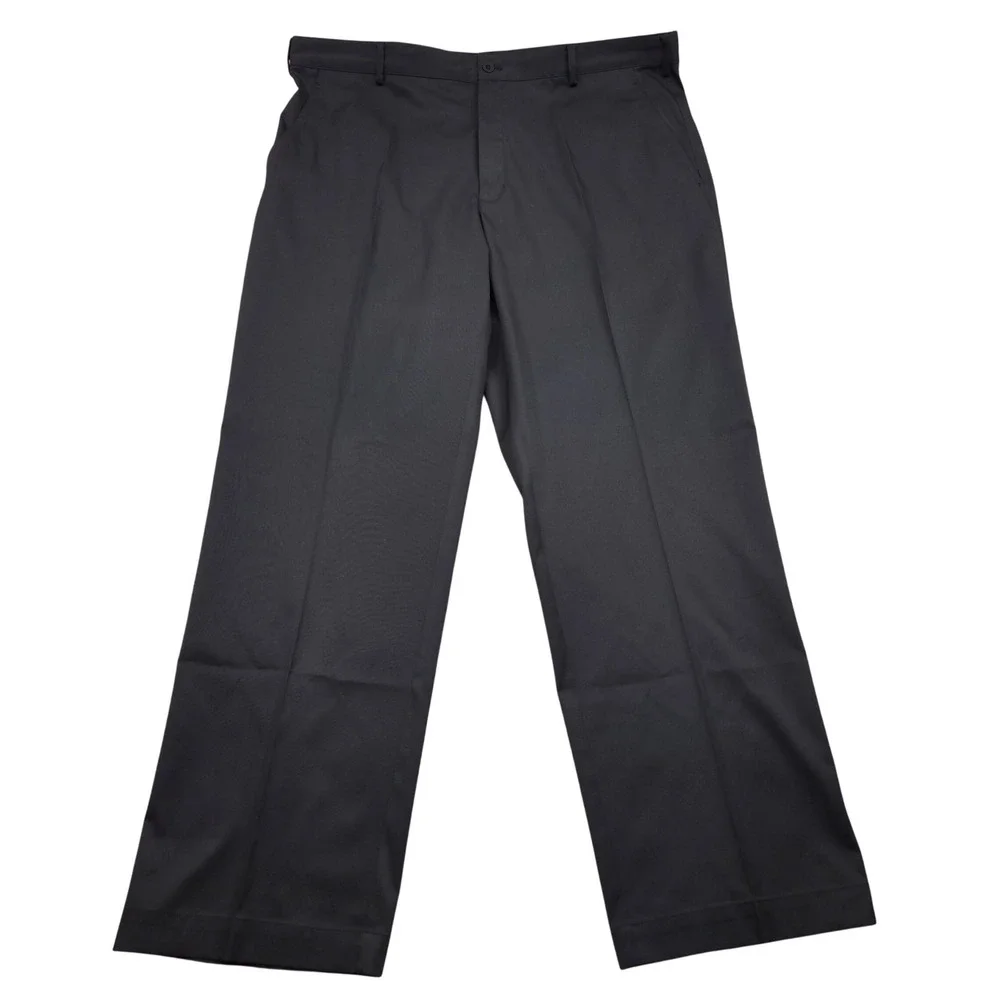 Nike‎ Golf Dri-FIT Flat Front Tech Pants 319685-010 Black Mens 38x32